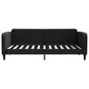 Vidaxl Sofa Z Materacem Do Spania, Czarna, 90X200 Cm, Tkanina