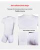 Basketball Anti-Collision Jersey & Shorts: Men's Honeycomb Compression Base Layer for Outdoor Sports