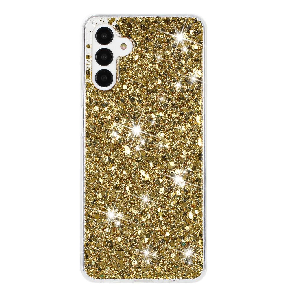 For Samsung Galaxy A35 5G Cell Phone Cover Sparkle Epoxy TPU Protective Case