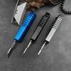 Boxs Cutter Outdoor Quick Open Folding Knife 440C Blade Aluminum Handle with 5PCS Replacement Blade Tactical Knife EDC Tool