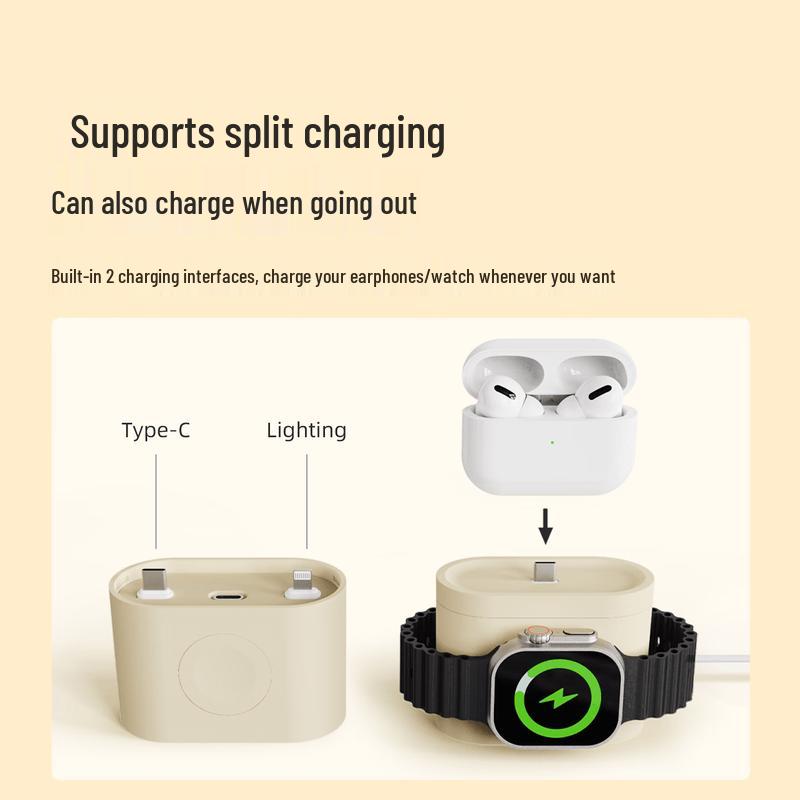 EZVALO Multifunctional Bluetooth Speaker with Wireless Charger, Clock & Night Light (CN version)