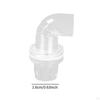 Tank Water Hose Connector Aquarium Adapter Acrylic Converter Clear Leakproof DIY Plumbing