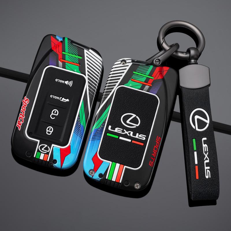 XBE2 Zinc Alloy Car Remote Key Cover Case Fob for Lexus NX GS RX IS ES GX LX RC 200 250 350 LS 450H 300H Auto Keychain Accessories