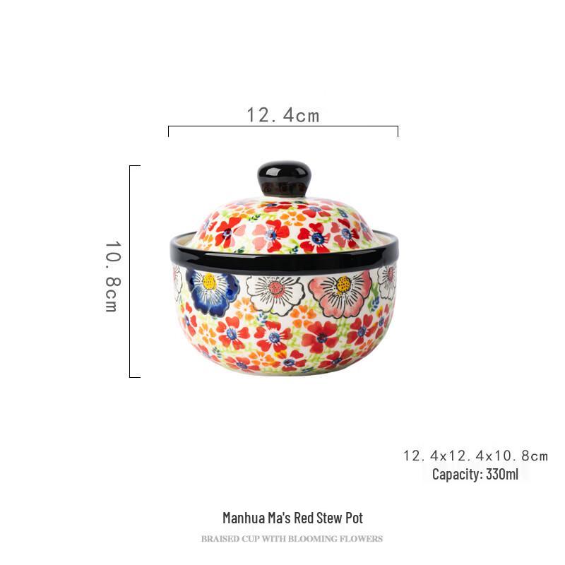 Abay Hand-Painted Ceramic Mini Stew Pots, Wizard of Oz (Set of 2)