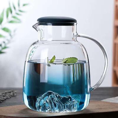 Pichet à eau en verre borosilicaté Changqi Guanshan