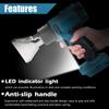 Cordless Handheld Hot Air Machine Lithium Rechargeable Heating Equipment Temperatures Adjustable Power Tool with 2