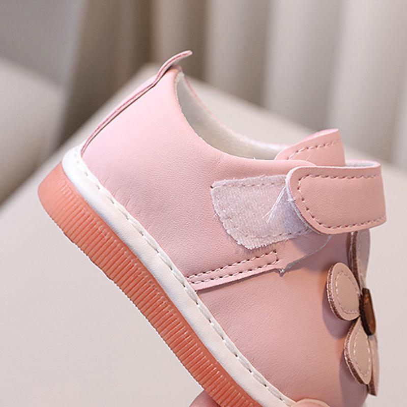 Spring/Autumn Baby Girl Single Shoes 0-1-2 Years Old, Squeaky Shoes That Make Sound, Infant Walking Shoes, Cute Princess Shoes.