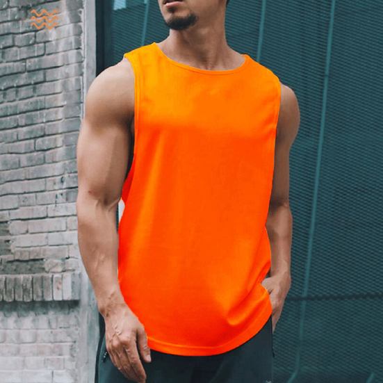 

Мужской летний топ шикарный однотонный мужской жилет средней длины бег мужской майки мужской летний жилет мужская одежда