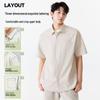 MINISO Men's Summer Three-Proof Short Sleeve Shirt