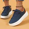 Retro Chunky Sneakers Women Fashion Platform Shoes Men Casual Sneakers Waterproof Walking Shoes PU Leather Outdoor Footwear