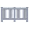 Cache-radiateur Anthracite - VidaXL - 152x19x81 cm - MDF - Espace de rangement pour livres et ornements