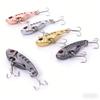 3-7-11gVIBThree-Hook Hard Bait Electroplated Fake Bait Freshwater Lure Bass Pike Special Micro Bait