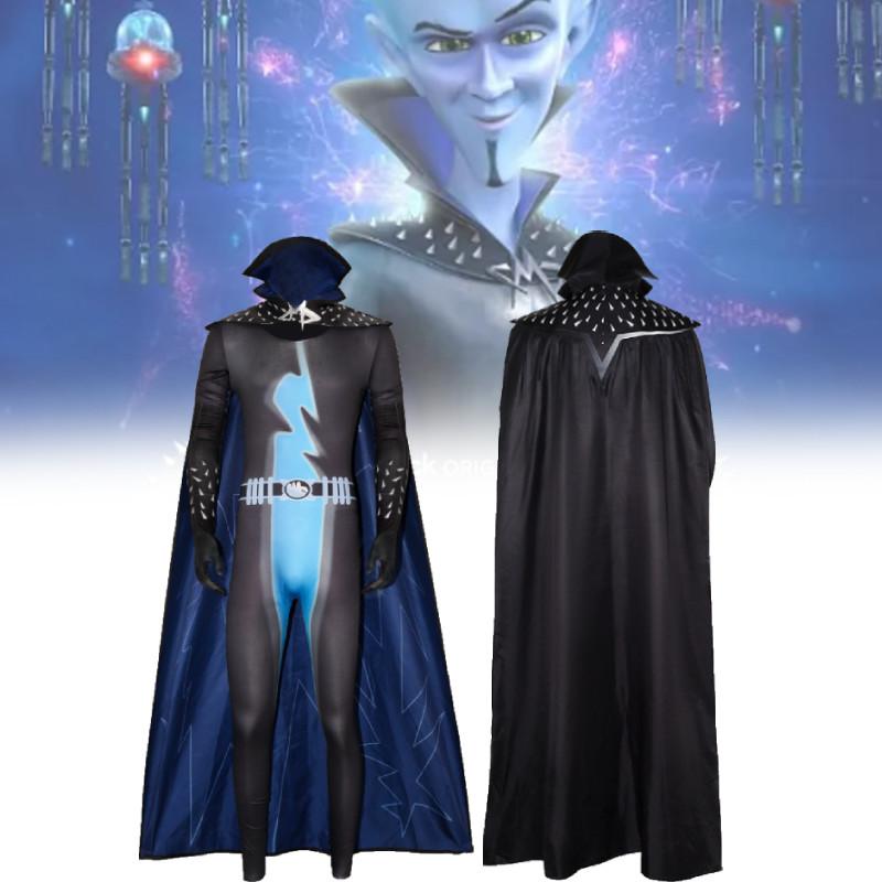 Adorabile Costume Peluche Megamind Con Incantevole Mantello e Guanti Per La Primavera 2024 Gioco di Ruolo Perfetto Per Eventi Anime e Fantasy
