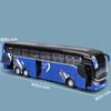 Simulation Diecast 1/50 Alloy Business Bus Car Model Luxury Airport Bus Model  Vehicles For Children‘s