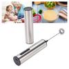   USB Rechargeable Milk Frother Handheld Stainless Steel Portable Hand Frother Drink Mixer   for   Travel Camping  