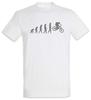 Bycycle Evolution T-Shirt Mens Womens Tees Top Fun Driver Charles Darwin Sport Sports