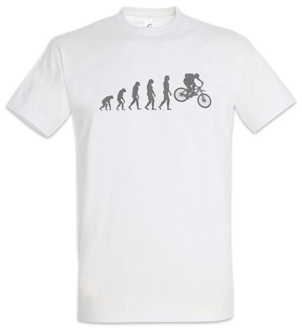 Bycycle Evolution T-Shirt Mens Womens Tees Top Fun Driver Charles Darwin Sport Sports XL