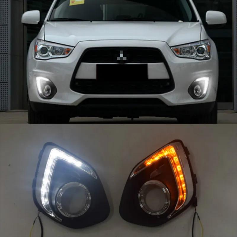 1 Set of LED Daytime Running Lights Waterproof For Mitsubishi ASX 2013 2014 2015 Models