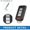 Key Fob Shell Case OUC644M-KEY-N Car Accessory for Mitsubishi Outlander 2010-2018