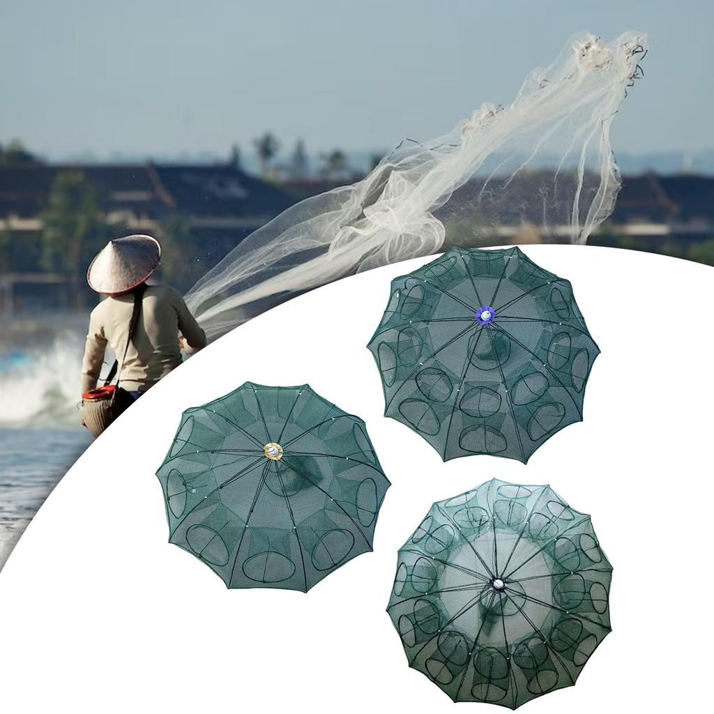 Fishing Net, Fishing Trap, Automatic Fishing Bucket for Picnic Lobster Pots,