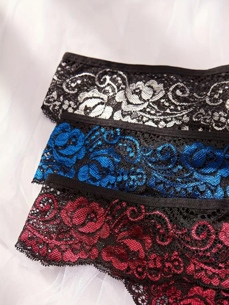 1PCS Lace Thong Women's Tanga Low Waist Sexy Lingeries Transparent Panties Laides T Back Pants Girls Underwear Female Underpants