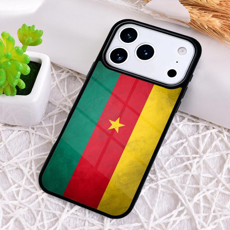 Cameroon National Flag Phone Case for iPhone 17 Air 16 15 11 12 14 13 Pro Max Shockproof Cover