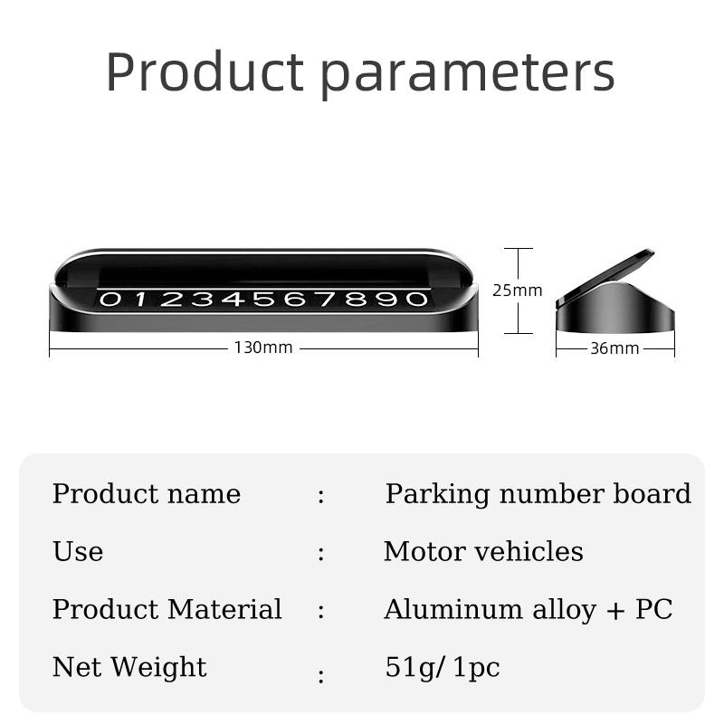 2025 Hot Car Temporary Parking Telephone Sign Phone Number Plate For BMW Performance X1 X3 X5 E39 E46 E90 F20 E60 F30 M3 M5 F10