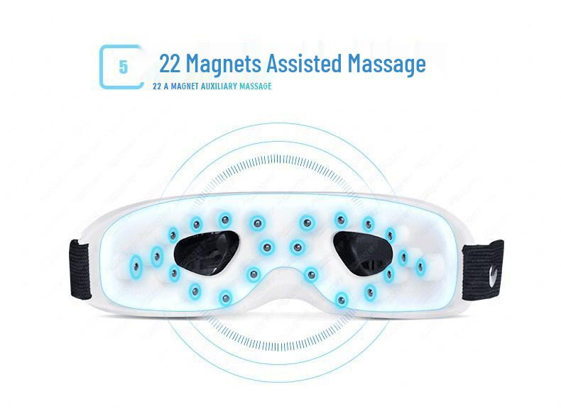 Rechargeable Eye Massager with Vibration and Touch Film for Soothing Eye Fatigue