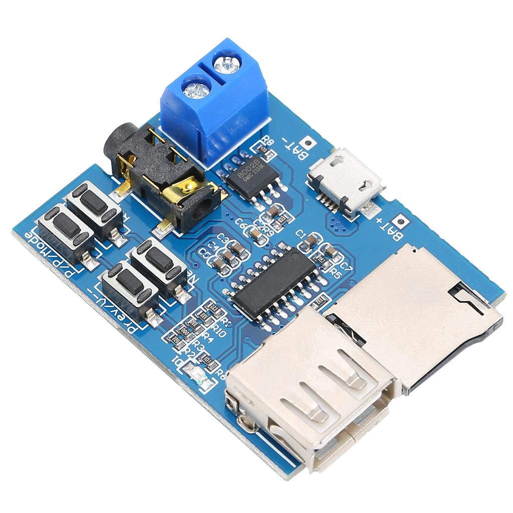 MP3 Decoding Module Lossless Power Amplifier O Receiving Decoder Board 3.7‑5.5V