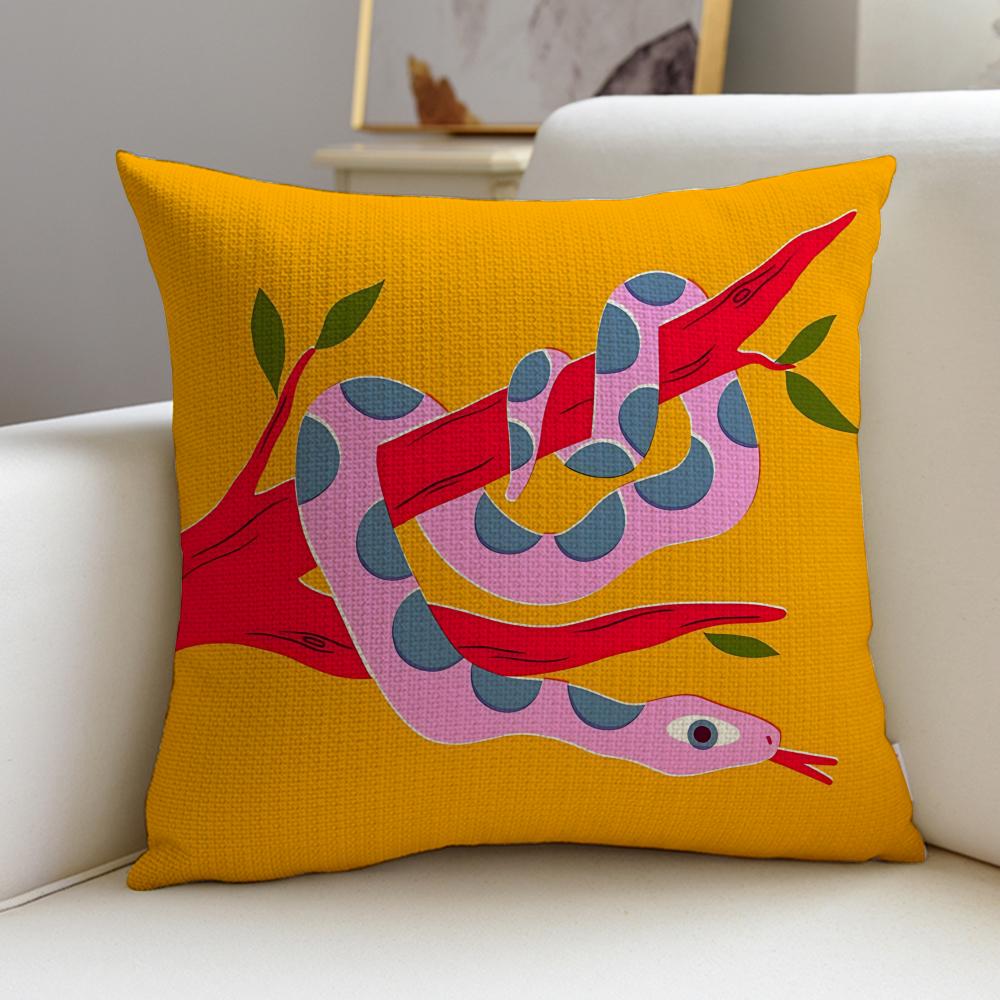GGraffiti SnakeS Cushion Cover Pcs Soft Decorative Square Cushion Covers x x Pillowcases for Sofa Couch Home Bedroom