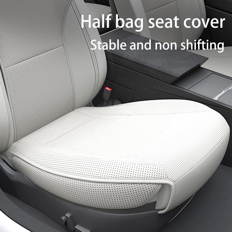 For Tesla Model Y 2025 2026 Juniper Ventilation Leather Seat Cover Cushion Breathability Comfortable Seat Interior Accessories