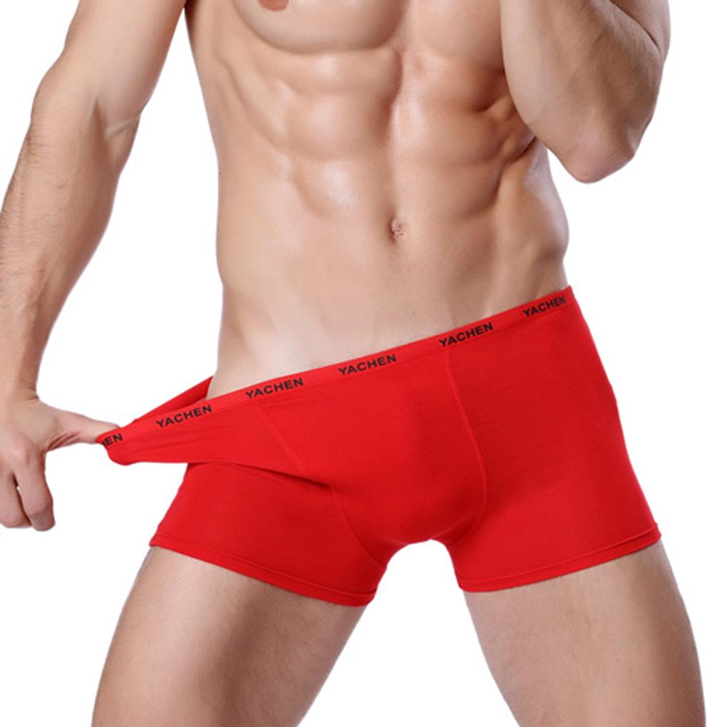 mens comfortable u convex pouch boxer briefs cotton underwear