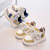 Unisex Kids' Sneakers, Children's New Arrivals Leather White Shoes, Korean-style Soft-Soled Versatile Sneakers for Toddlers and Children.