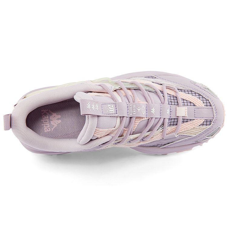 Kappa Fabric Synthetic Leather TPU Daily Versatile Wear Resistant Low Top Dad Shoes Women sneakers Purple Pink K0C25MM95-4702