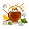 5x LOVE Glass Containers 350ml for Wine Alcohol Gift Wedding Bottles