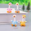 Design Canard Heureux, Ornement de Bureau, Décoration d'Intérieur Paysage Miniature, Canard Mignon Pour Commande de Voiture