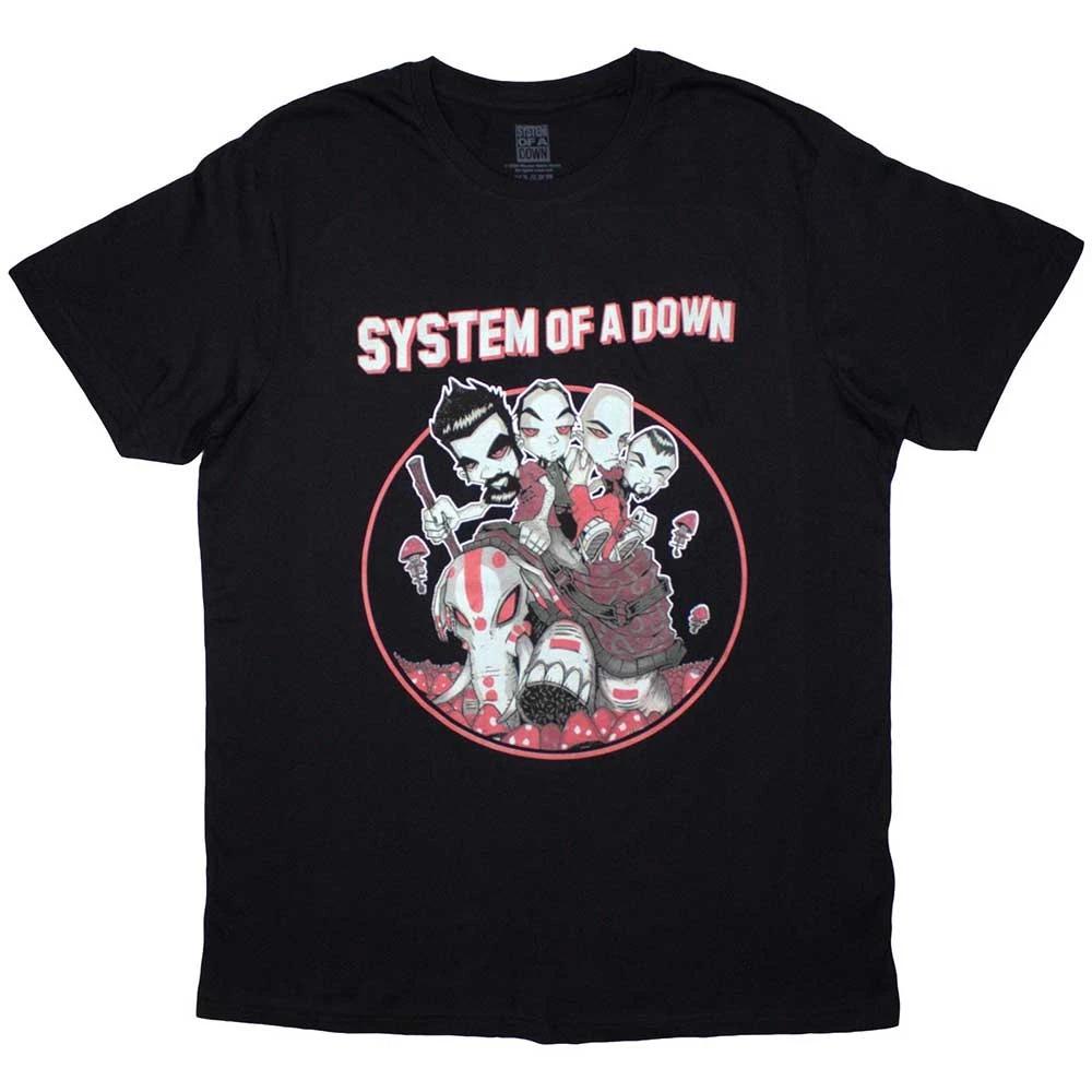 System Of A Down Mushroom People Official Mens Unisex T-Shirt 2XL