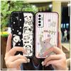 Durable Anti-dust Phone Case For Tecno Camon17P Anti-knock Back Cover Full Wrap Shockproof Waterproof Silicone Cartoon