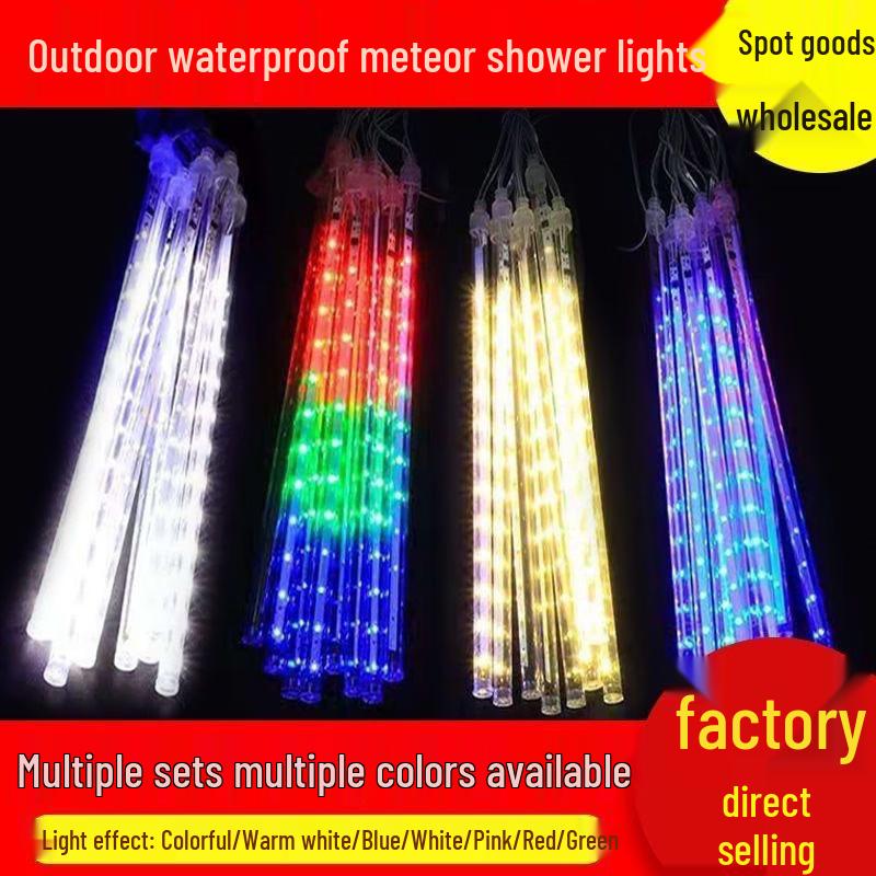 LED Meteor Shower String Lights