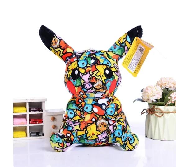 4Styles Pokemon Plush Toy Bulbasaur Charmander Squirtle Pikachu Cute Anime Stuffed Doll Kids Birthday Gifts