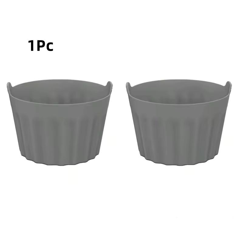 

1/2/4 шт. Рамекины для аэрофритюрницы Силиконовые Большие Формочки для маффинов Антипригарные Пашотница Силиконовая форма Форма для выпечки Легкое извлечение Выпечка