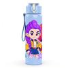 1PC Fashion Colorful Girl Group 750ml Color Plastic Sports Water Bottle Leakproof Flip Straw Lid Suitable for Sports Office Home Use