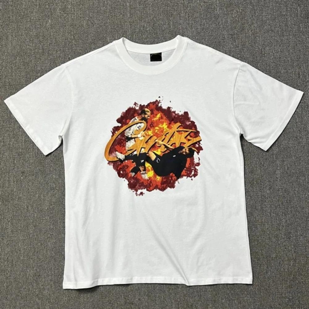 Mode 2024 Sommer Herren Damen Streetwear T-Shirt Luxusmarke Kurzarm T-Shirt Kleidung Designer Tee Hip Hop Oberteile Y2k T-Shirt