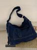 Vintage Style Denim Large Tote Bag With Inner Pocket For Work And Weekend Outings