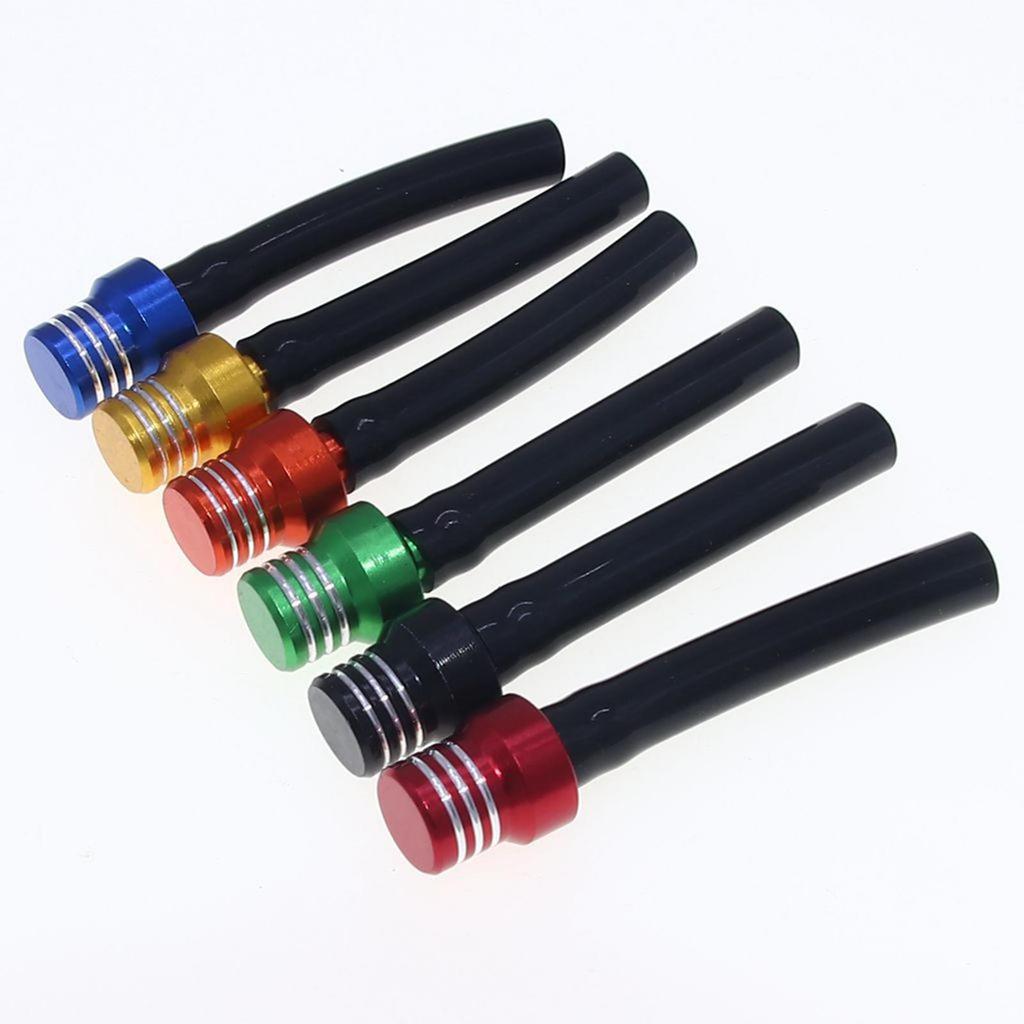 Gas Fuel Tank Cap Aluminum Air Vent Breather Hose CNC Machined Universal for Motorcycles Fuel Auxiliary Tank