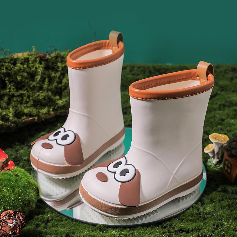 Children's Rain Boots Boys Girls New Kindergarten Baby Water Shoes Waterproof Non-Slip Outdoor Wear Toddler Rain Boots