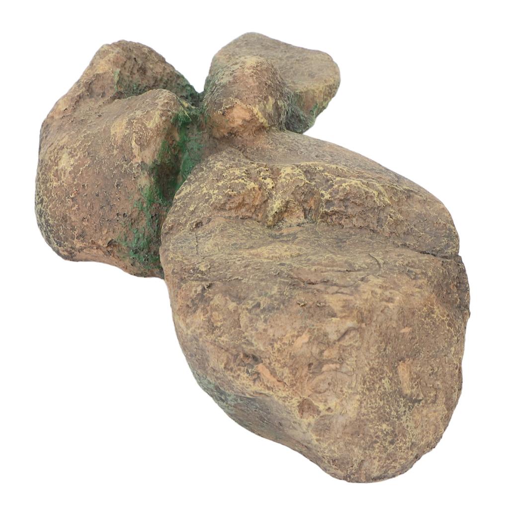 Aquarium Landscape Stone Ornament Simulation Resin Fish Tank Rock Decoration for Fish Playing