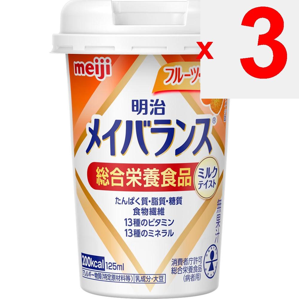 Meiji (tidigare Meiji Mjölkprodukter) Mei Balance Mini Cup Fruktsmak 125ml Maybalance Thia Förpackning Maybalance