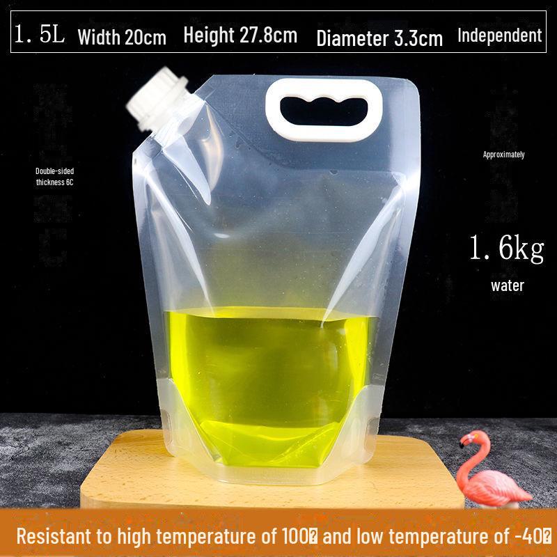 Portable Music Festival Water Bag - Food Grade, Disposable, Essential for Concerts
