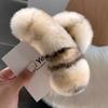 Large Plush Hair Clip For Women Handmade Korean Style Hair Accessory